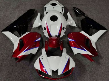 Preisgünstige Honda CBR600RR Motorrad Verkleidung 2013-2023 - Weiss Rot Blau Glanzendes Schwarz