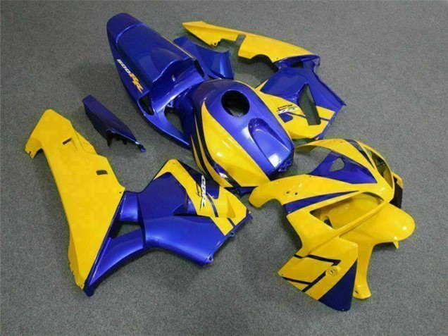 Preisgünstige Honda CBR600RR Motorrad Verkleidung 2005-2006 - Gelb Blau