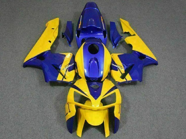 Preisgünstige Honda CBR600RR Motorrad Verkleidung 2005-2006 - Gelb Blau