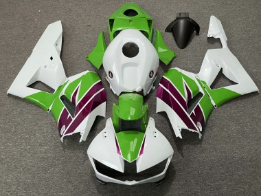 Preisgünstige Honda CBR600RR Motorrad Verkleidung 2013-2023 - Weiss Grun Lila