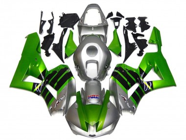 Preisgünstige Honda CBR600RR Motorrad Verkleidung 2013-2023 - Silber Grun Glanzendes Schwarz HRC