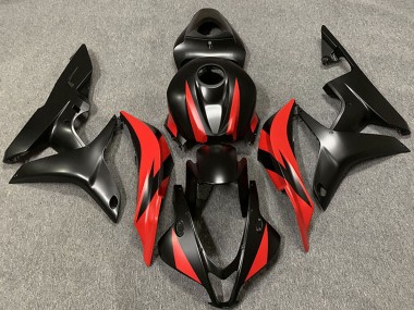 Preisgünstige Honda CBR600RR Motorrad Verkleidung 2007-2008 - Rot Matt Schwarz
