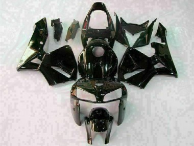 Preisgünstige Honda CBR600RR Motorrad Verkleidung 2005-2006 - Glanzendes Schwarz Weiss