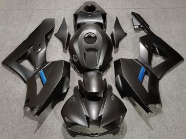 Preisgünstige Honda CBR600RR Motorrad Verkleidung 2013-2023 - Matt Schwarz Hellblau