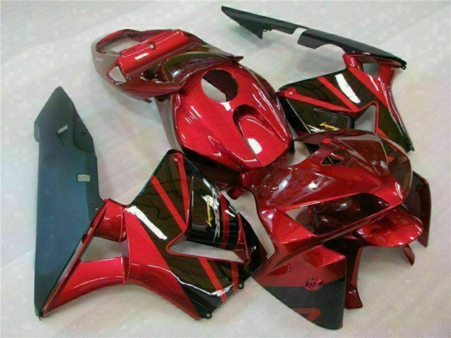 Preisgünstige Honda CBR600RR Motorrad Verkleidung 2005-2006 - Rot Schwarz