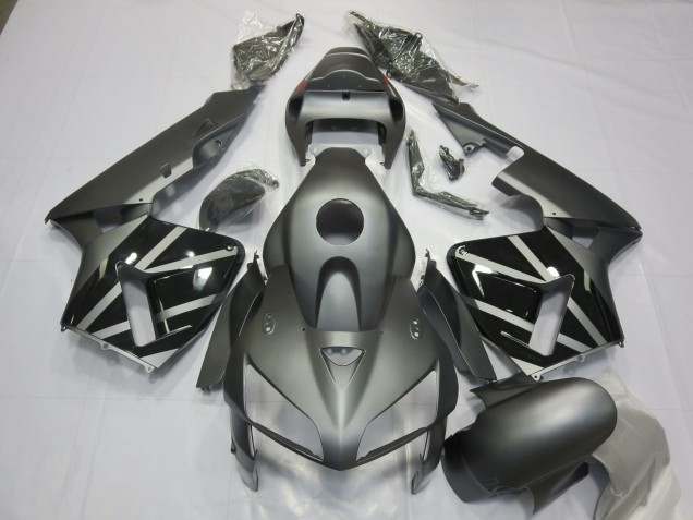 Preisgünstige Honda CBR600RR Motorrad Verkleidung 2005-2006 - Matt Grau Schwarz