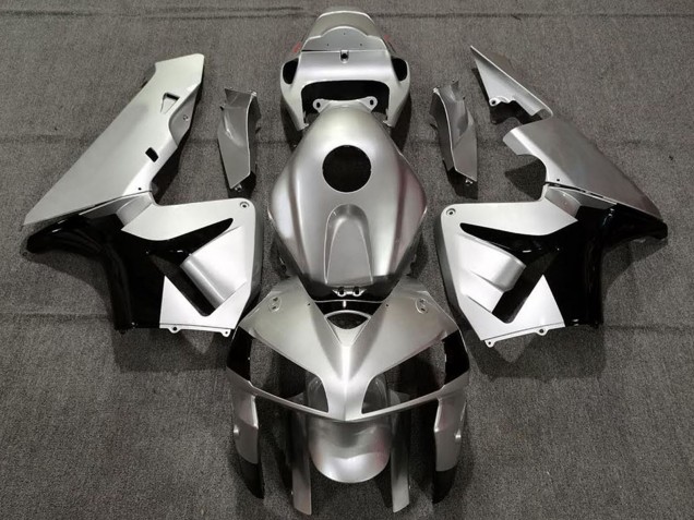Preisgünstige Honda CBR600RR Motorrad Verkleidung 2005-2006 - Matt Silber und Schwarz