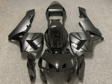 Preisgünstige Honda CBR600RR Motorrad Verkleidung 2003-2004 - Glanzendes Schwarz Matt Grau OEM Stil