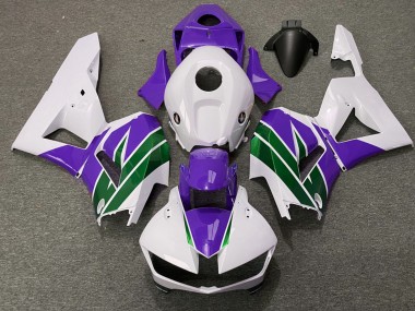 Preisgünstige Honda CBR600RR Motorrad Verkleidung 2013-2023 - Weiss Lila Grun