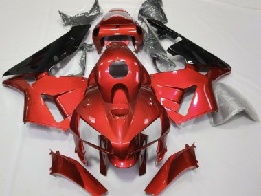 Preisgünstige Honda CBR600RR Motorrad Verkleidung 2005-2006 - Rot Schwarz CBR Stil