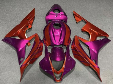 Preisgünstige Honda CBR600RR Motorrad Verkleidung 2007-2008 - Violet Rot