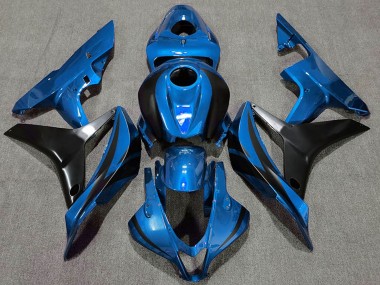 Preisgünstige Honda CBR600RR Motorrad Verkleidung 2007-2008 - Sapphire Blau Schwarz OEM Stil