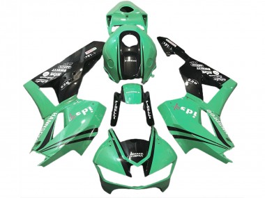 Preisgünstige Honda CBR600RR Motorrad Verkleidung 2013-2023 - Grun Glanzendes Schwarz