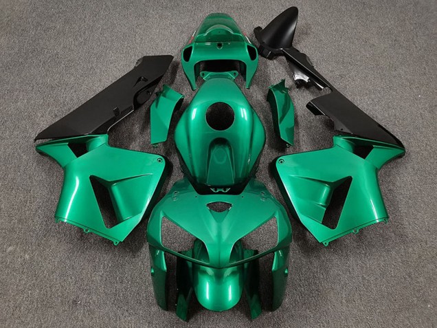 Preisgünstige Honda CBR600RR Motorrad Verkleidung 2005-2006 - Blau Grun CBR Stil