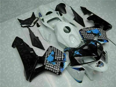Preisgünstige Honda CBR600RR Motorrad Verkleidung 2005-2006 - Weiss Schwarz Grun