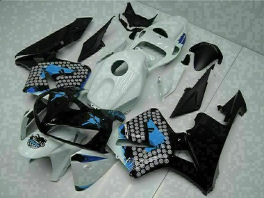 Preisgünstige Honda CBR600RR Motorrad Verkleidung 2005-2006 - Weiss Schwarz Grun