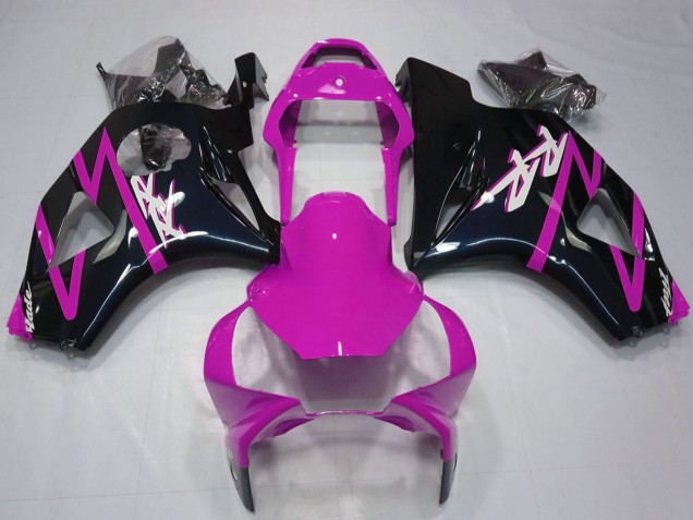 Preisgünstige Honda CBR954RR Motorrad Verkleidung 2002-2003 - Rosa Glanzendes Schwarz