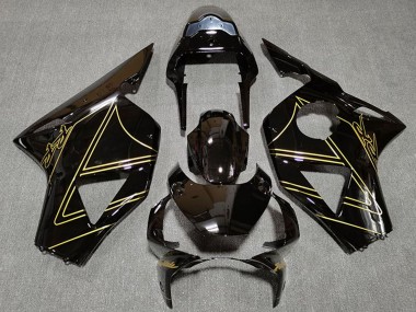 Preisgünstige Honda CBR954RR Motorrad Verkleidung 2002-2003 - Glanzendes Schwarz Gold