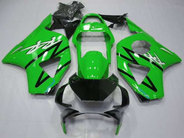 Preisgünstige Honda CBR954RR Motorrad Verkleidung 2002-2003 - Grun Glanzendes Schwarz