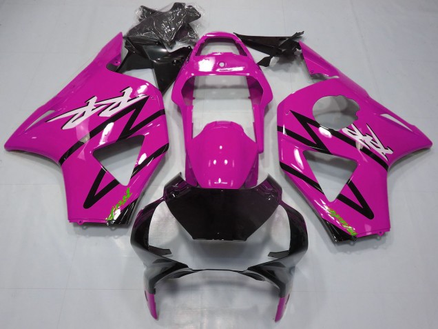 Preisgünstige Honda CBR954RR Motorrad Verkleidung Kit 2002-2003 - Rosa Glanzendes Schwarz