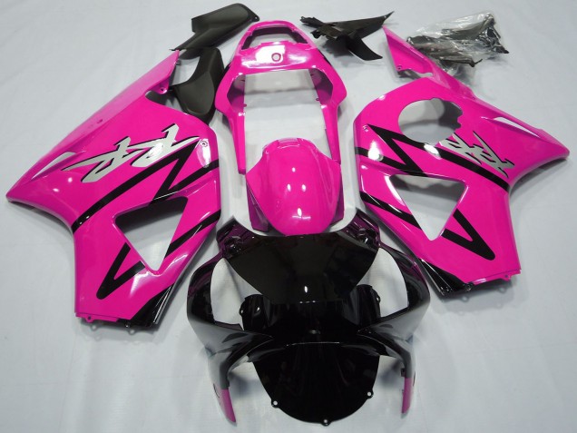 Preisgünstige Honda CBR954RR Motorrad Verkleidung 2002-2003 - Rosa Glanzendes Schwarz