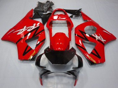 Preisgünstige Honda CBR954RR Motorrad Verkleidung 2002-2003 - Rot Glanzendes Schwarz