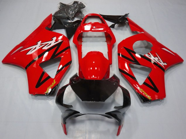 Preisgünstige Honda CBR954RR Motorrad Verkleidung 2002-2003 - Rot Glanzendes Schwarz