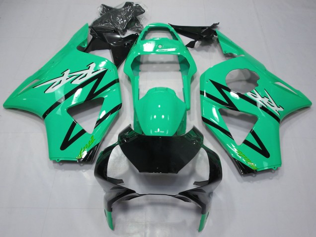 Preisgünstige Honda CBR954RR Motorrad Verkleidung 2002-2003 - Blau Grun Blau Glanzendes Schwarz