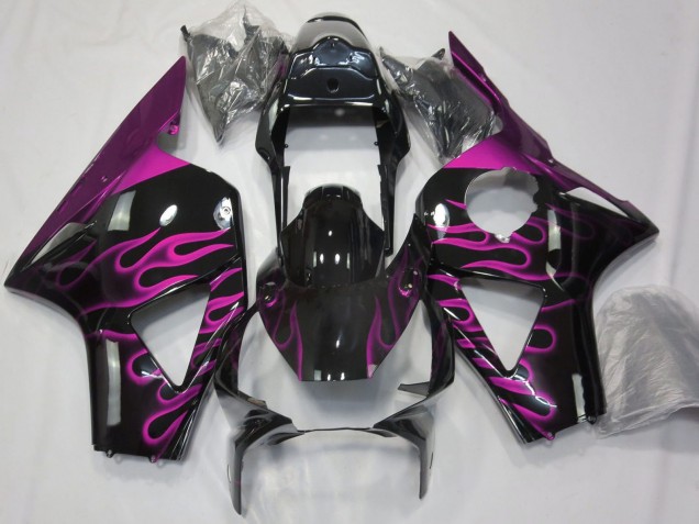Preisgünstige Honda CBR954RR Motorrad Verkleidung 2002-2003 - Rosa Flamme