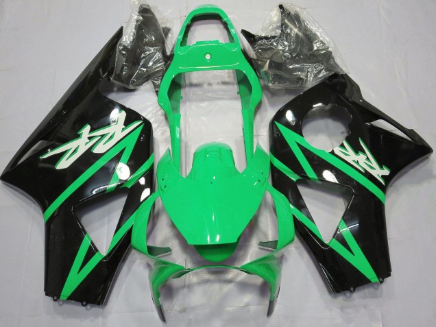 Preisgünstige Honda CBR954RR Motorrad Verkleidung 2002-2003 - Grun Glanzendes Schwarz