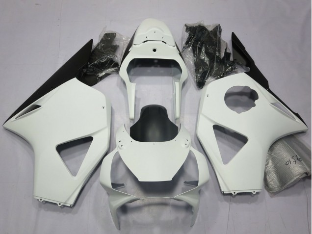 Preisgünstige Honda CBR954RR Motorrad Verkleidung 2002-2003 - Weiss Glanzendes Schwarz