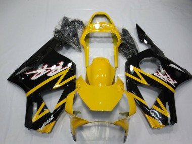 Preisgünstige Honda CBR954RR Motorrad Verkleidung 2002-2003 - Gelb Glanzendes Schwarz