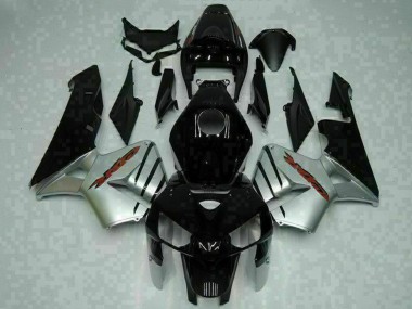 Preisgünstige Honda CBR600RR Motorrad Verkleidung 2005-2006 - Glanzendes Schwarz Silber