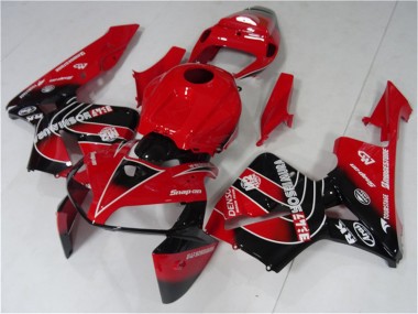 Preisgünstige Honda CBR600RR Motorrad Verkleidungen Kit 2005-2006 - Rot Schwarz