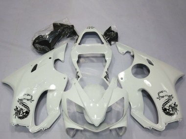 Preisgünstige Honda CBR600 F4i Motorrad Verkleidung 2001-2003 - Weiss Dragon