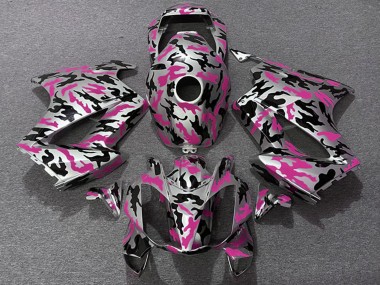 Preisgünstige Honda VFR 800 Motorrad Verkleidung 2002-2013 - Rosa Camouflage