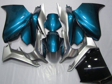 Preisgünstige Honda VFR 1200 Motorrad Verkleidung 2010-2014 - Silber Hellblau