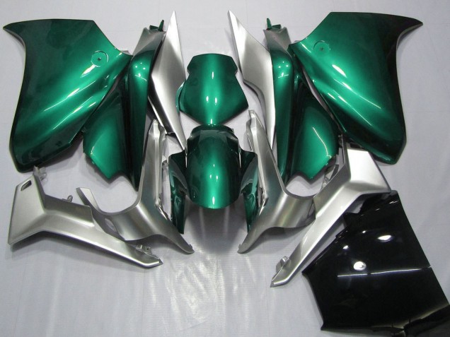 Preisgünstige Honda VFR 1200 Motorrad Verkleidung 2010-2014 - Silber Seafoam Grun