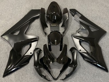 Preisgünstige Suzuki GSXR 1000 Motorrad Verkleidung 2005-2006 - Glanzendes Schwarz Matt Schwarz