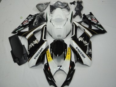 Preisgünstige Suzuki GSXR 1000 Motorrad Verkleidung 2007-2008 - Weiss Gelb Schwarz The Witcher