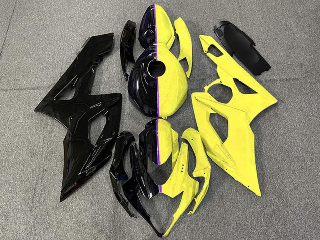 Preisgünstige Suzuki GSXR 1000 Motorrad Verkleidung 2005-2006 - Glanzendes Schwarz und Gelb