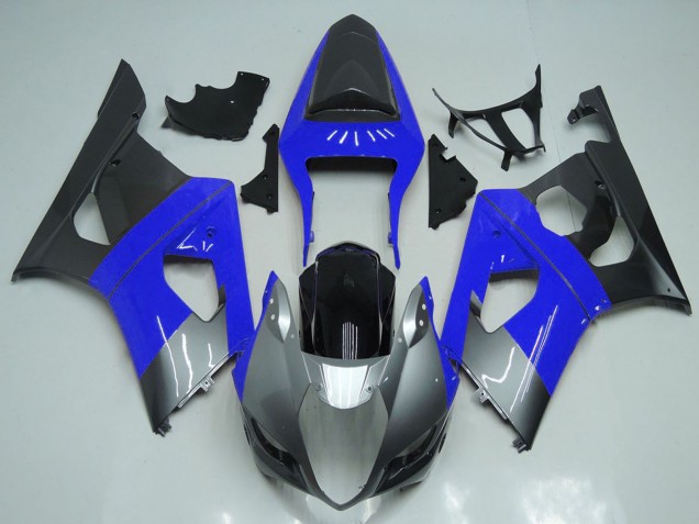 Preisgünstige Suzuki GSXR 1000 Motorrad Verkleidung 2003-2004 - Blau Silber Schwarz