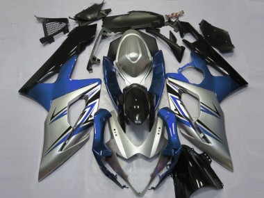 Preisgünstige Suzuki GSXR 1000 Motorrad Verkleidung 2005-2006 - Blau Silber Schwarz