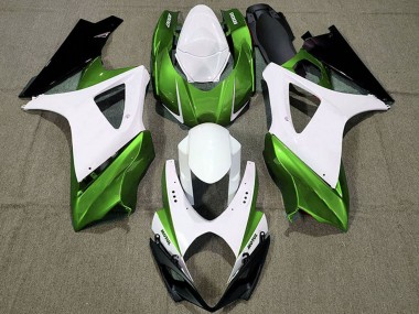 Preisgünstige Suzuki GSXR 1000 Motorrad Verkleidung 2007-2008 - Weiss Grun Schwarz