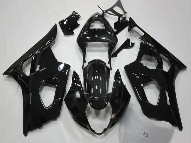 Preisgünstige Suzuki GSXR 1000 Motorrad Verkleidung 2003-2004 - Glanzendes Schwarz