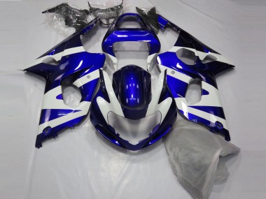 Preisgünstige Suzuki GSXR 1000 Motorrad Verkleidung 2000-2002 - Blau Weiss