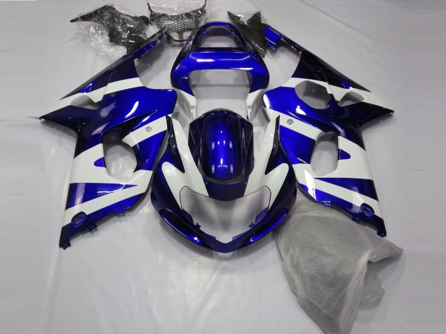 Preisgünstige Suzuki GSXR 1000 Motorrad Verkleidung 2000-2002 - Blau Weiss