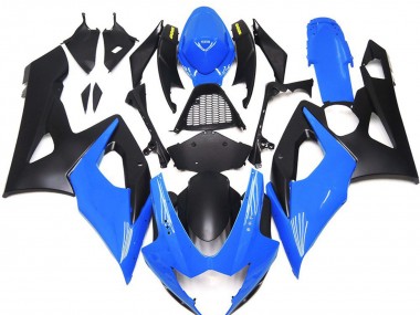Preisgünstige Suzuki GSXR 1000 Motorrad Verkleidung 2005-2006 - Blau Matt Schwarz Gelb