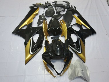 Preisgünstige Suzuki GSXR 1000 Motorrad Verkleidung 2005-2006 - Gold Schwarz