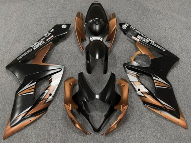 Preisgünstige Suzuki GSXR 1000 Motorrad Verkleidung 2005-2006 - Matt Schwarz Bronze